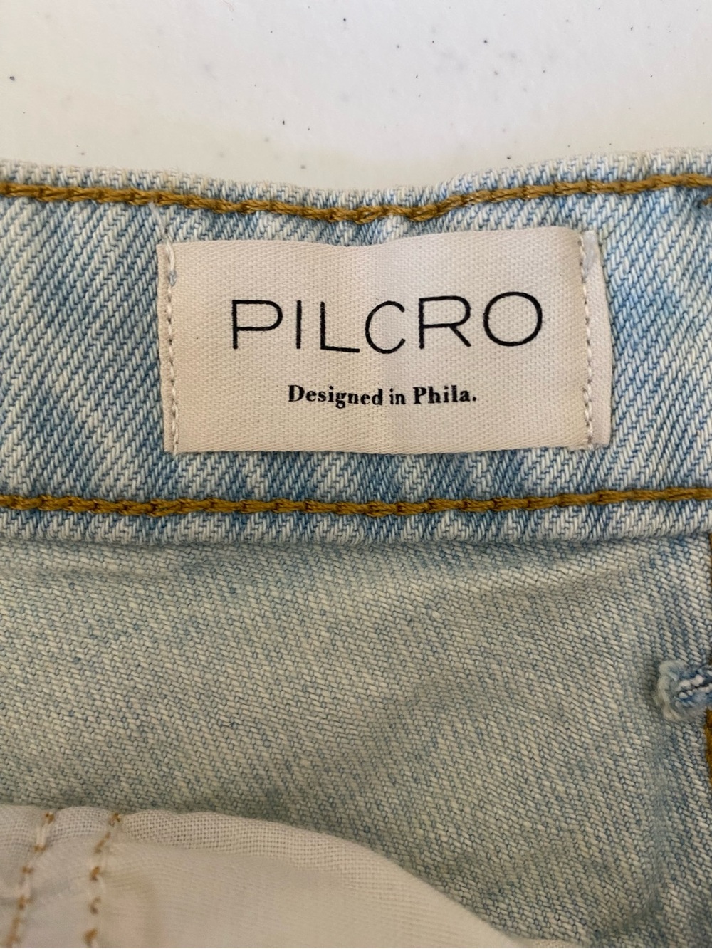 Pilcro Classic Denim Bermuda Denim Shorts with Drawstring Size 27 - Picture 10 of 16